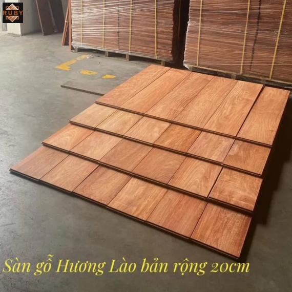 Sàn Gỗ Hương Lào Bản Lớn 20cm Hàng Hiếm