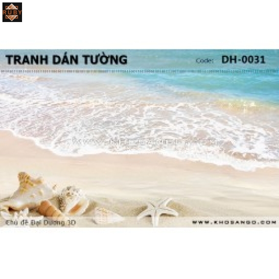 Tranh dán tường Đại Dương 3D DH-0031