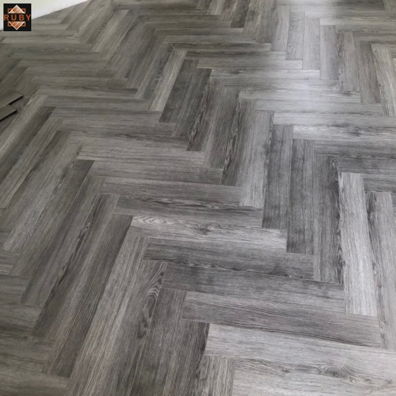 Sàn Gỗ Xương Cá Acacia 8mm A808 Cốt Xanh