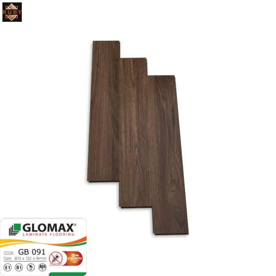 Sàn Gỗ Công Nghiệp Glomax Mặt Bóng Kính GB091