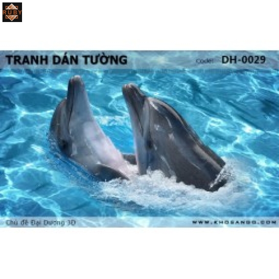 Tranh dán tường Đại Dương 3D DH-0029